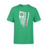 Personalized Shirt - TRL - St Patrick Day Distressed Shamrock Flag - Standard T-shirt