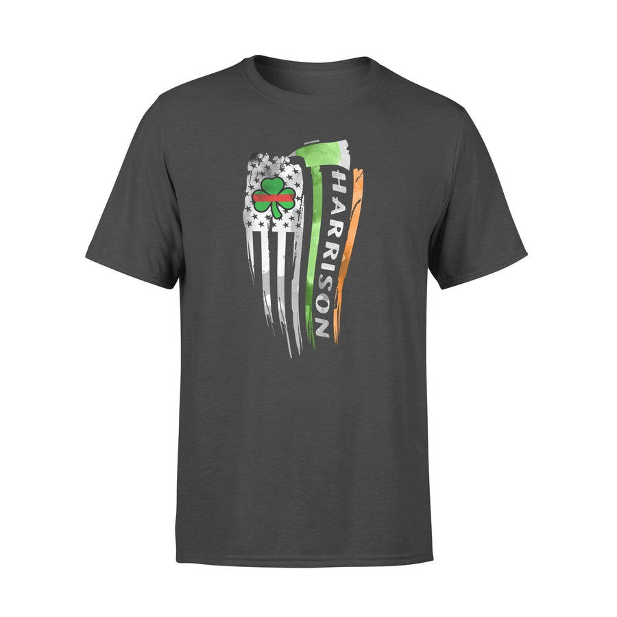 TRL - St Patrick Day Firefighter Axe Distressed Flag Personalized Shirt