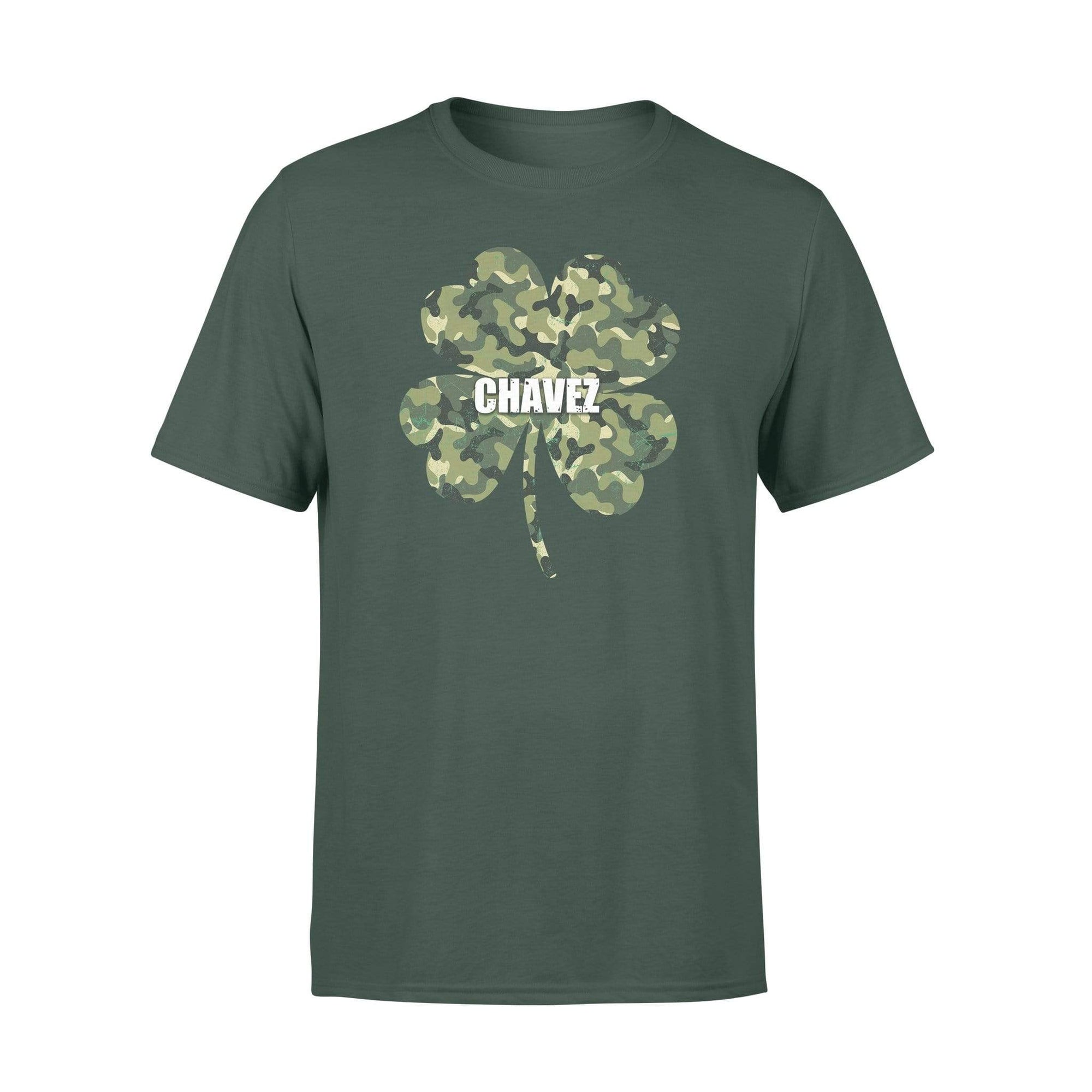Shamrock Camouflage Personalized Veteran Shirt