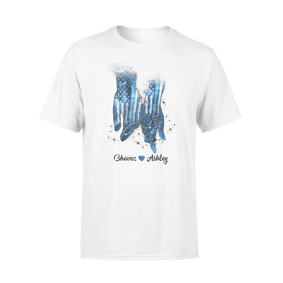 Thin Blue Line - Always By Your Side Police Couple Personalized Police Shirt