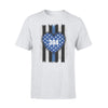 Thin Blue Line - Blue Heart Personalized Police Shirt