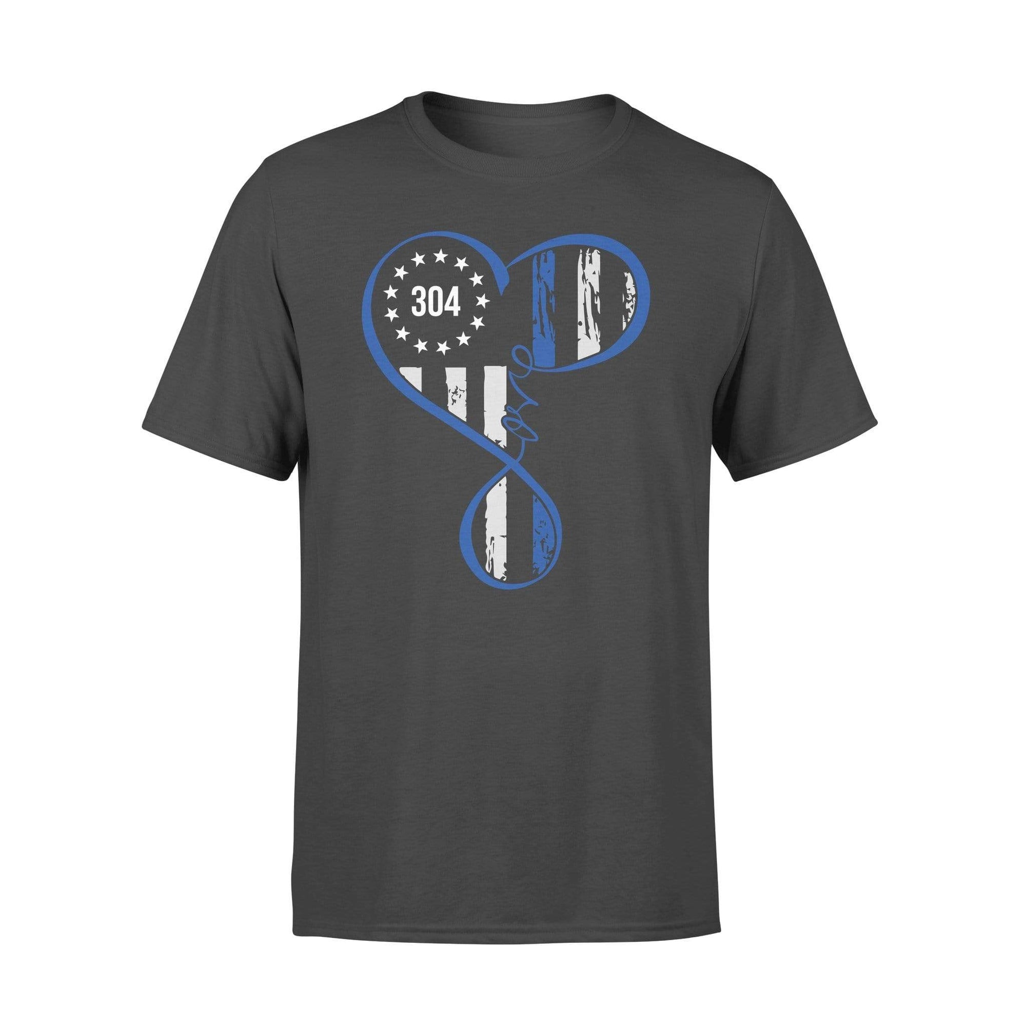 Thin Blue Line - Flag Circle Star Infinity Love Personalized Police Shirt