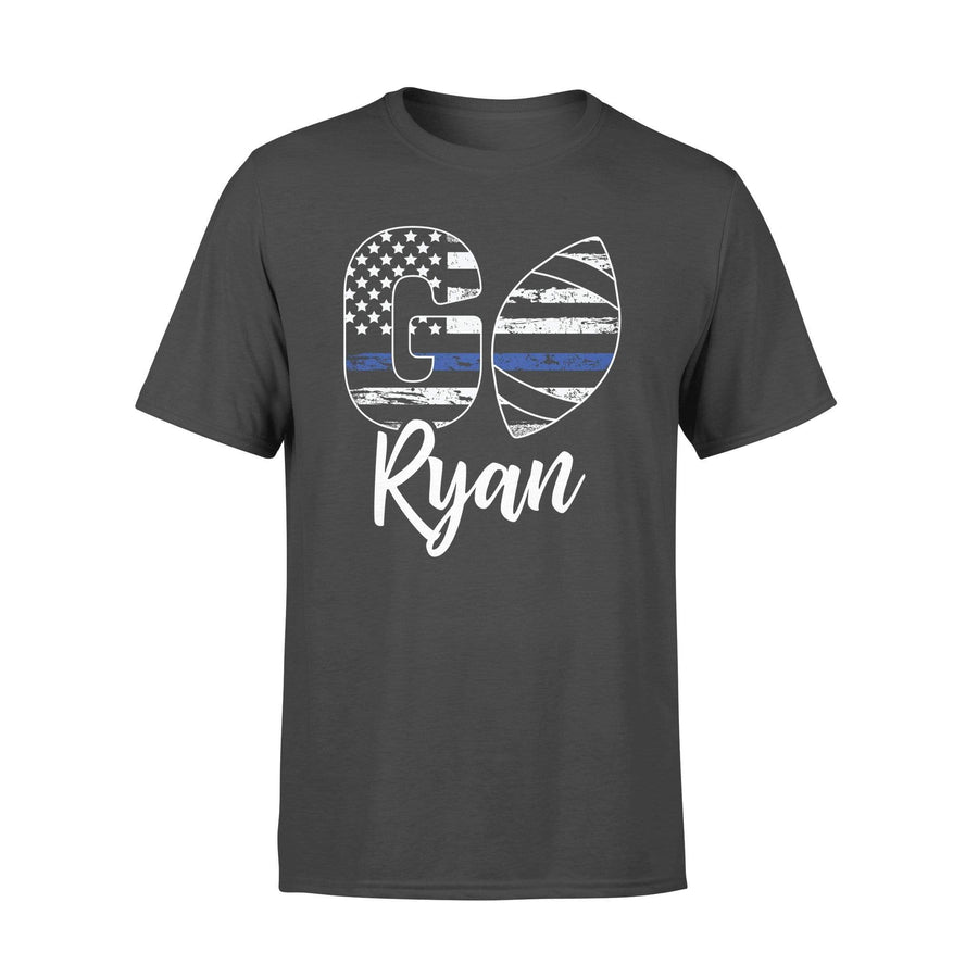 Thin Blue Line - Football Cheer Personalized Police Shirt