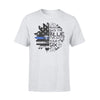 Thin Blue Line - Half Sunflower Nurses Back The Blue Police Nurse Shirt