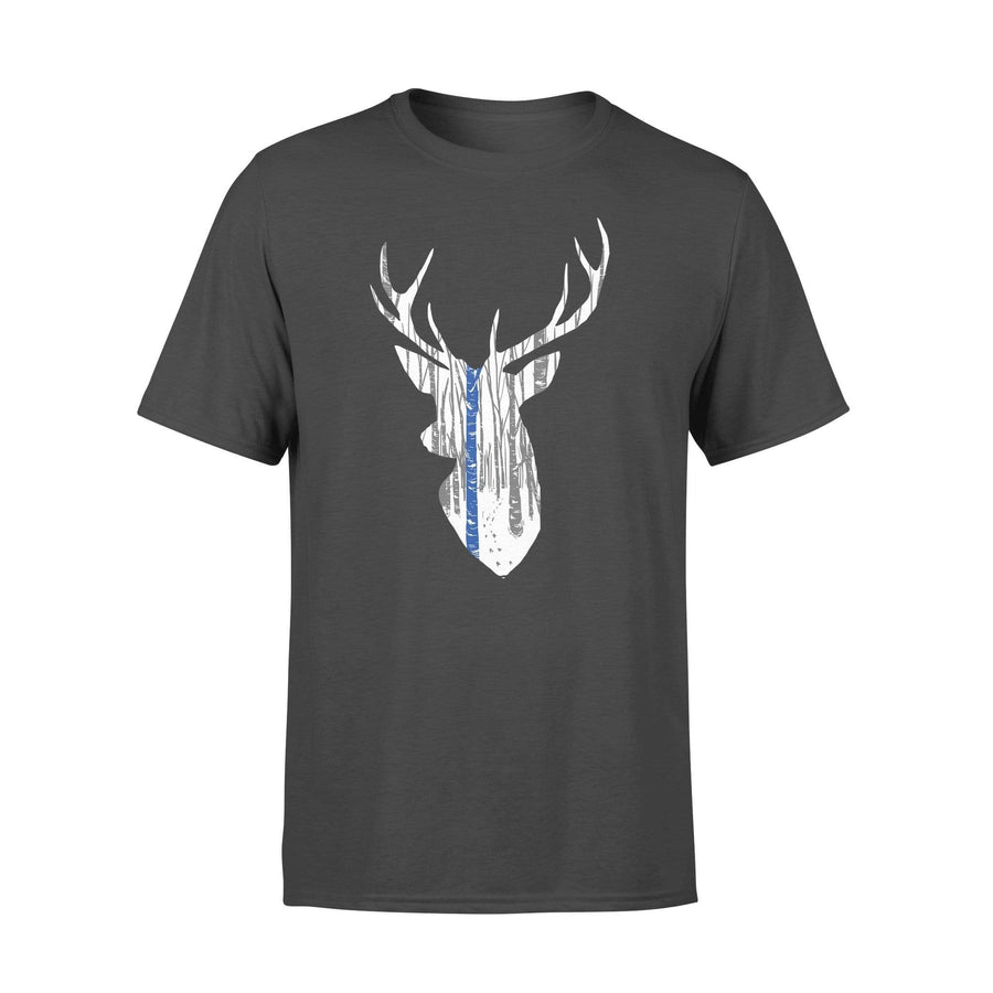 Thin Blue Line - Hunting Forest Deer Shirt