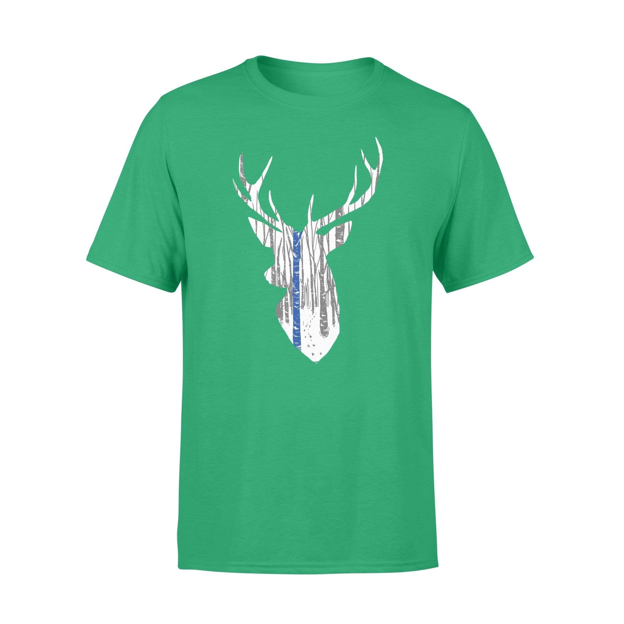 Thin Blue Line - Hunting Forest Deer Shirt
