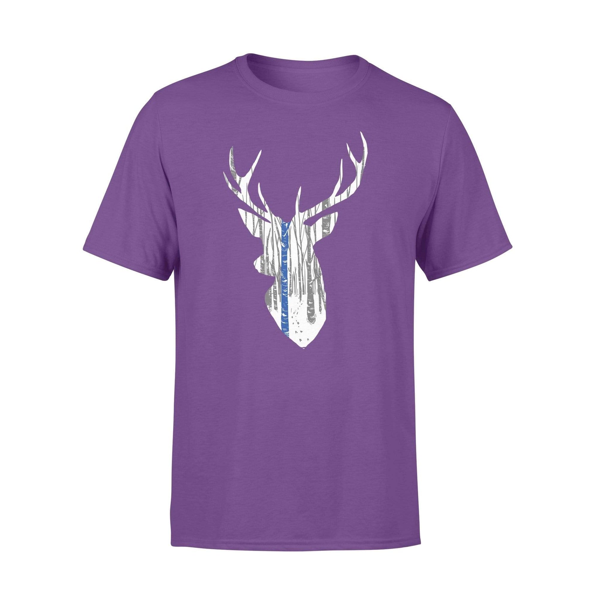 Thin Blue Line - Hunting Forest Deer Shirt