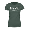 Thin Blue Line - Love My Soldier Personalized Shirt - Standard Women’s T-shirt
