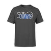 Thin Blue Line - Love Police Badge Personalized Police Shirt