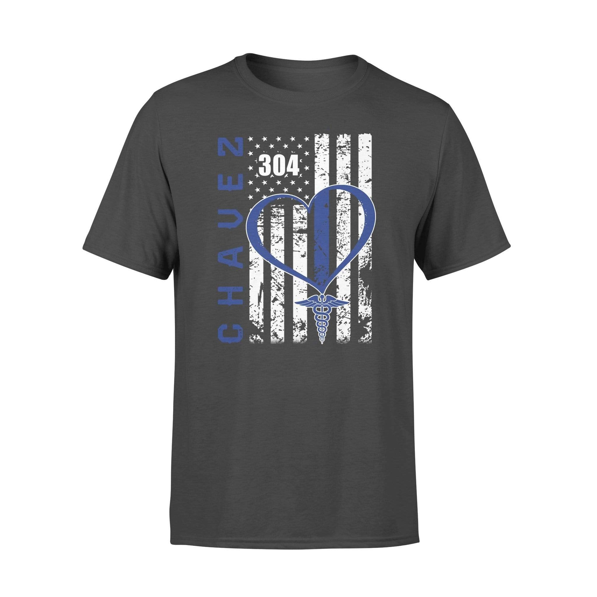 Thin Blue Line - Nurse And Police Love Flag Personalized Police Shirt