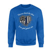 TBL - Nurses Back The Blue Color Drop Thin Blue Line Heart - Standard Fleece Sweatshirt