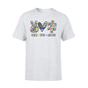 TBL - Police Peace Love Autism Shirt