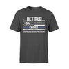 Thin Blue Line Flag Retired Police Officers Personalized Shirt