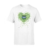 Thin Blue Line - St Patrick Day Flying Shamrocks Personalized T-shirt
