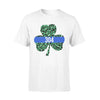TBL - St Patrick Day Irish Leopard Shamrock Personalized Shirt