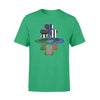 Thin Blue Line - St Patrick Day Irish Shamrock Reflection Personalized T-shirt