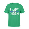 Thin Blue Line - St Patrick Day Lucky Charm Personalized Police Shirt