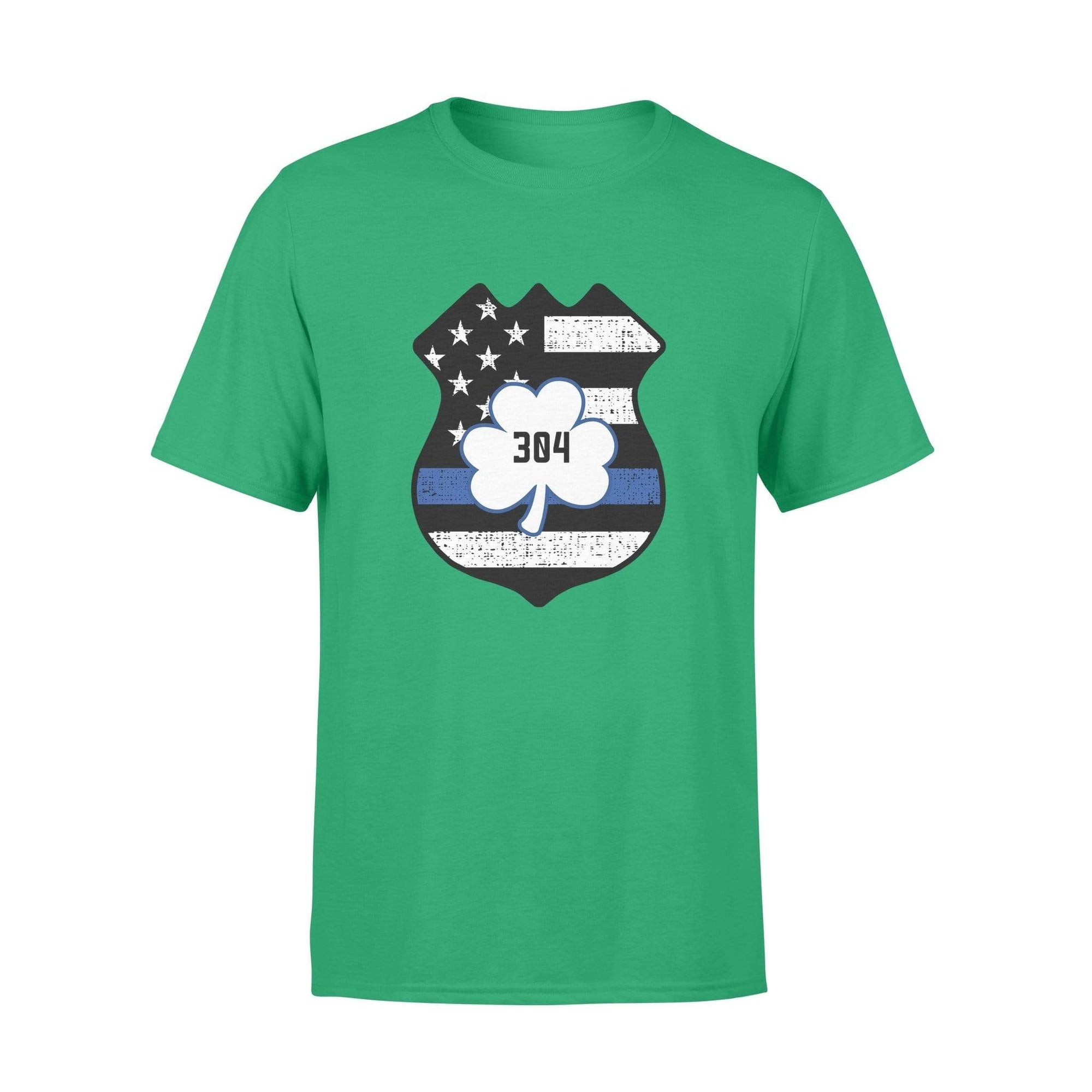 Thin Blue Line - St Patrick Day Police Badge Personalized Police Shirt