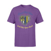 Thin Blue Line - Stand Tall Blue Gold Has Your Back Color Drop Heart Shirt