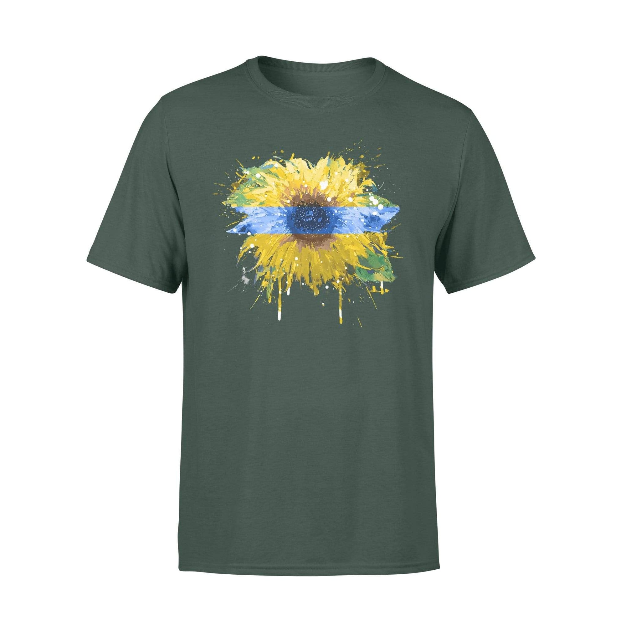 TBL - Thin Blue Line Color Drop Sunflower Shirt