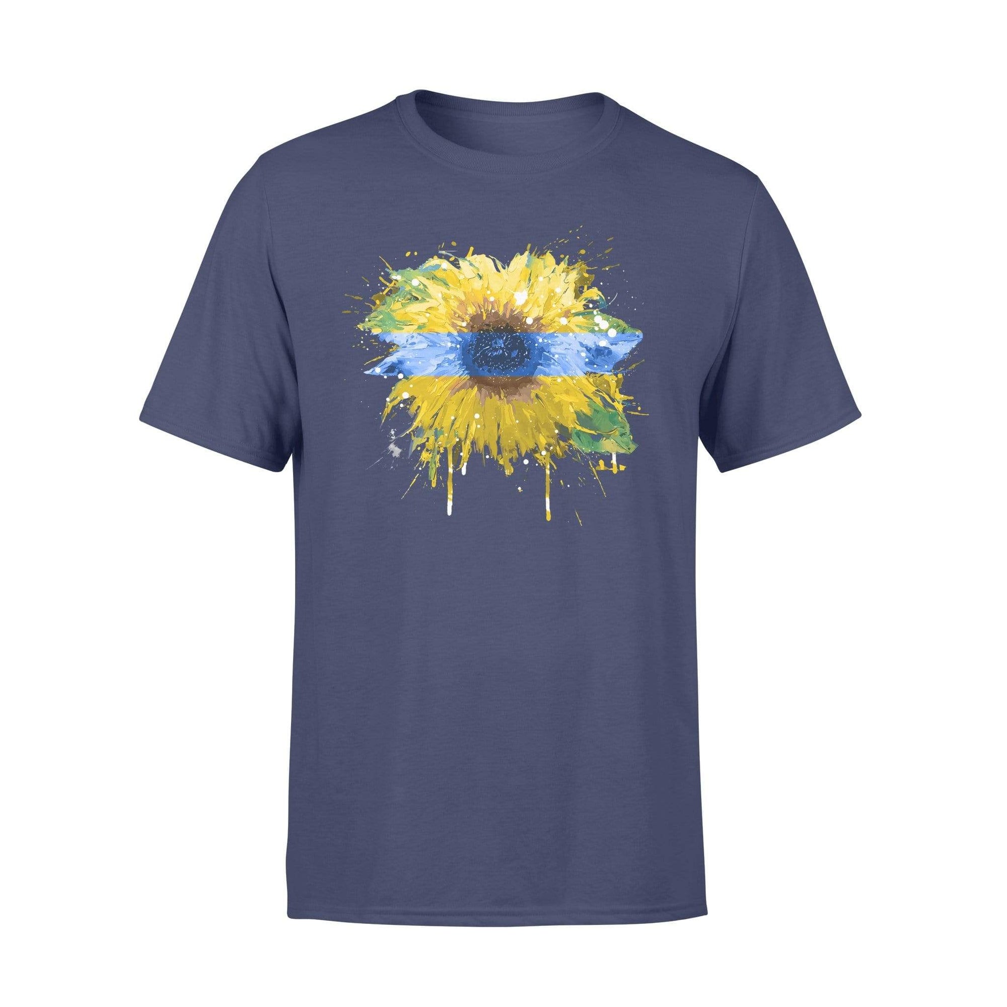 Blue shop sunflower shirt