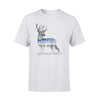 Thin Blue Line Night Sky Deer Shirt