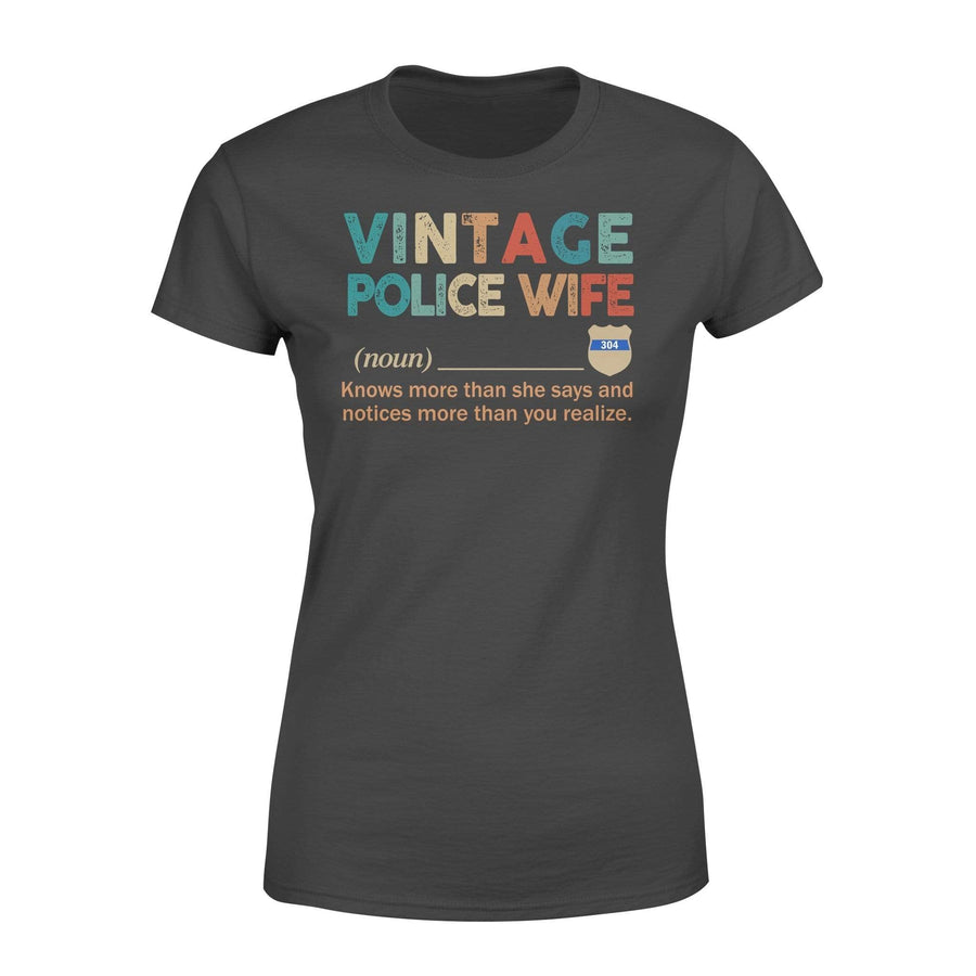 TBL - Vintage Police Wife Shirt - Standard Women’s T-shirt