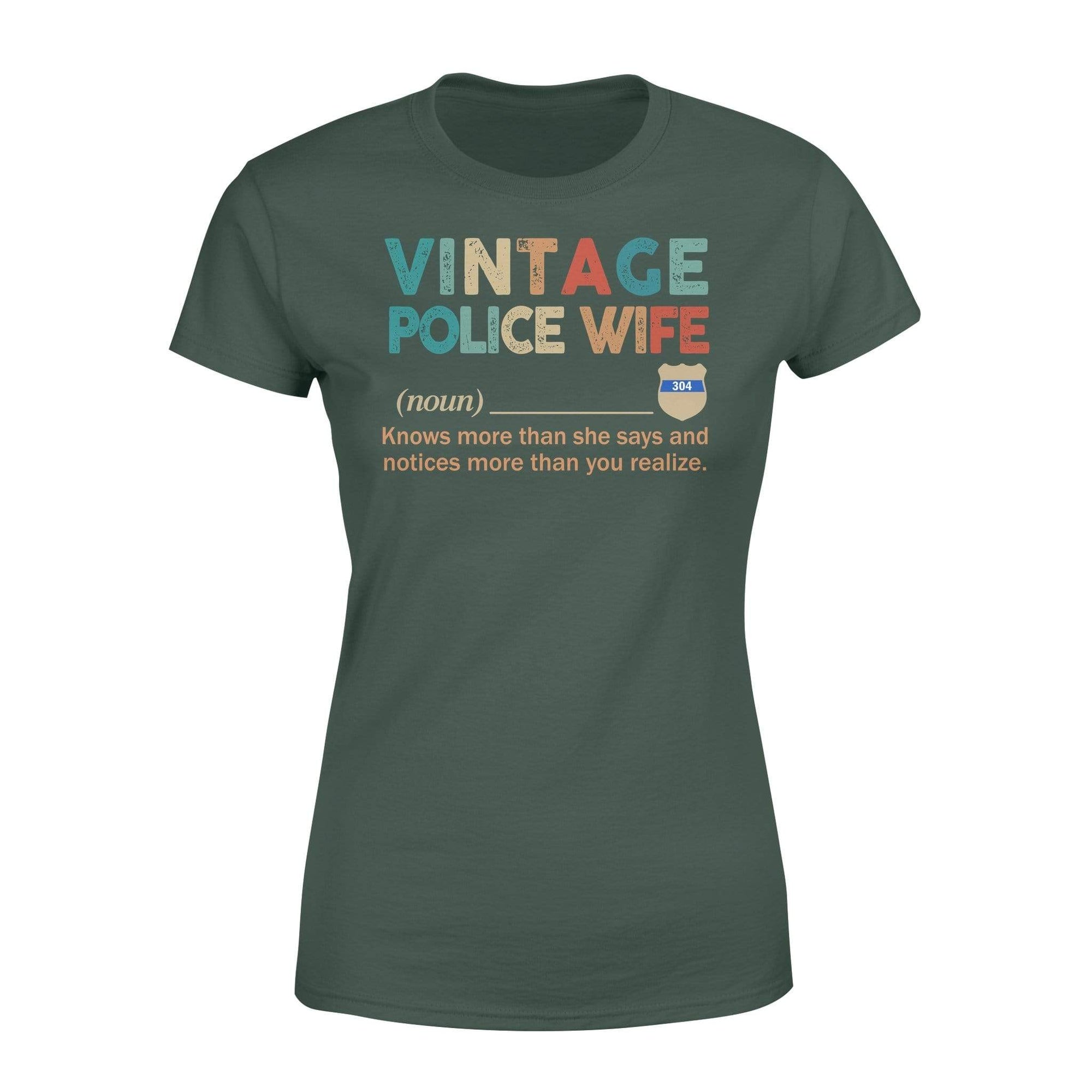 TBL - Vintage Police Wife Shirt - Standard Women’s T-shirt