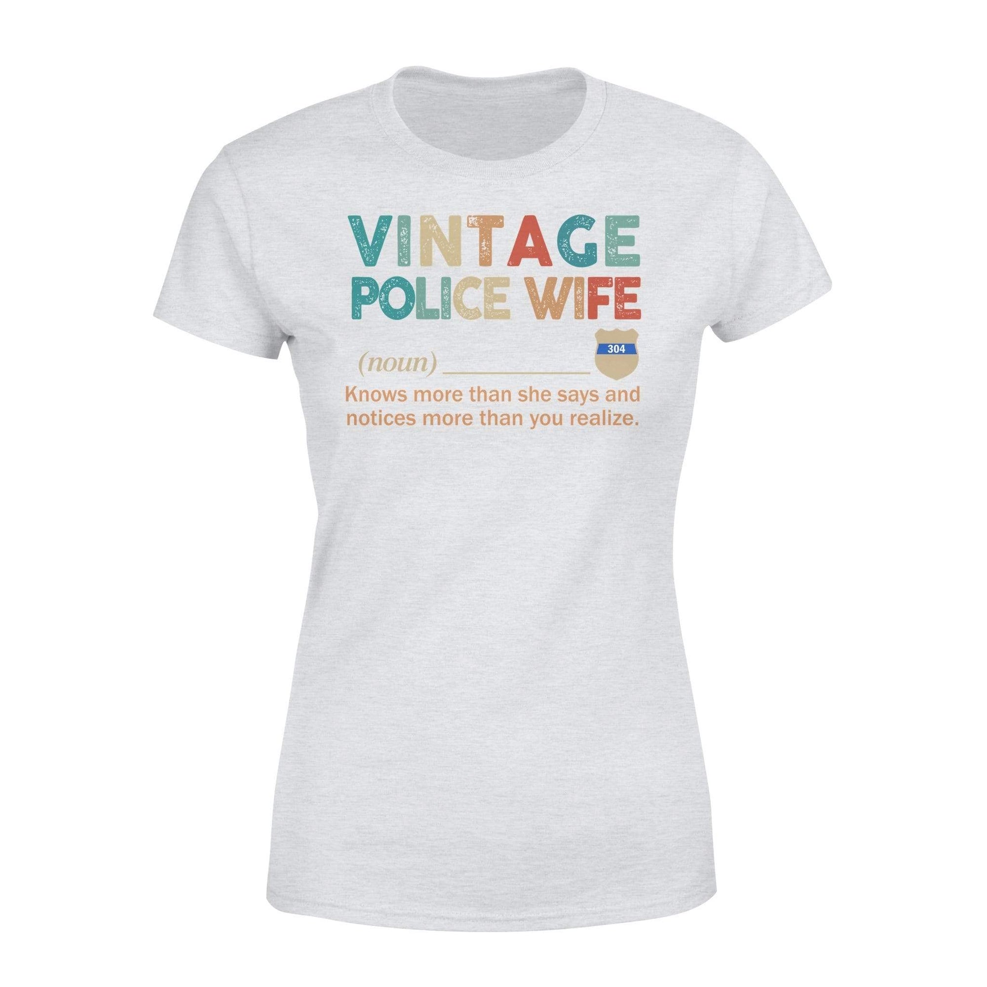 TBL - Vintage Police Wife Shirt - Standard Women’s T-shirt