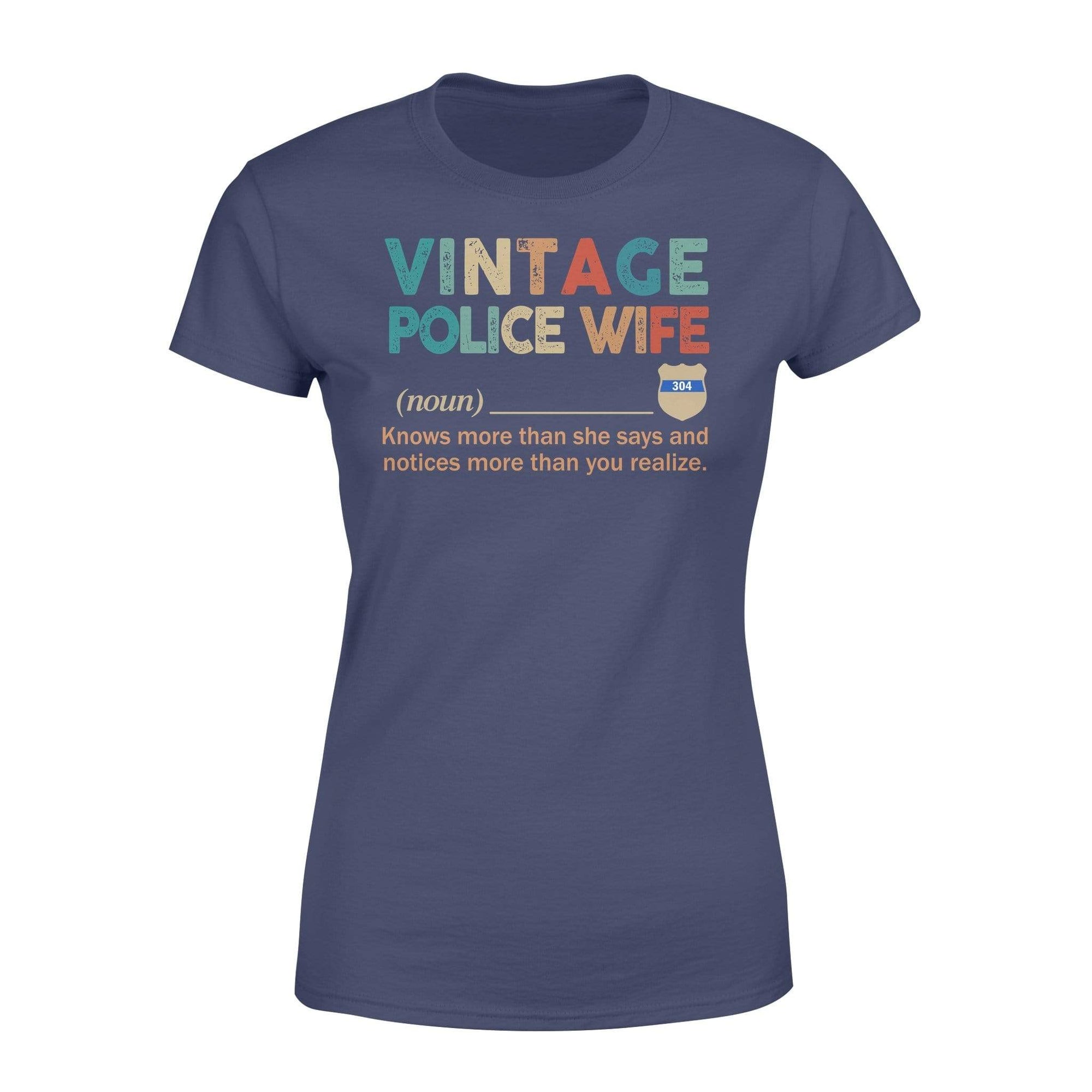 TBL - Vintage Police Wife Shirt - Standard Women’s T-shirt