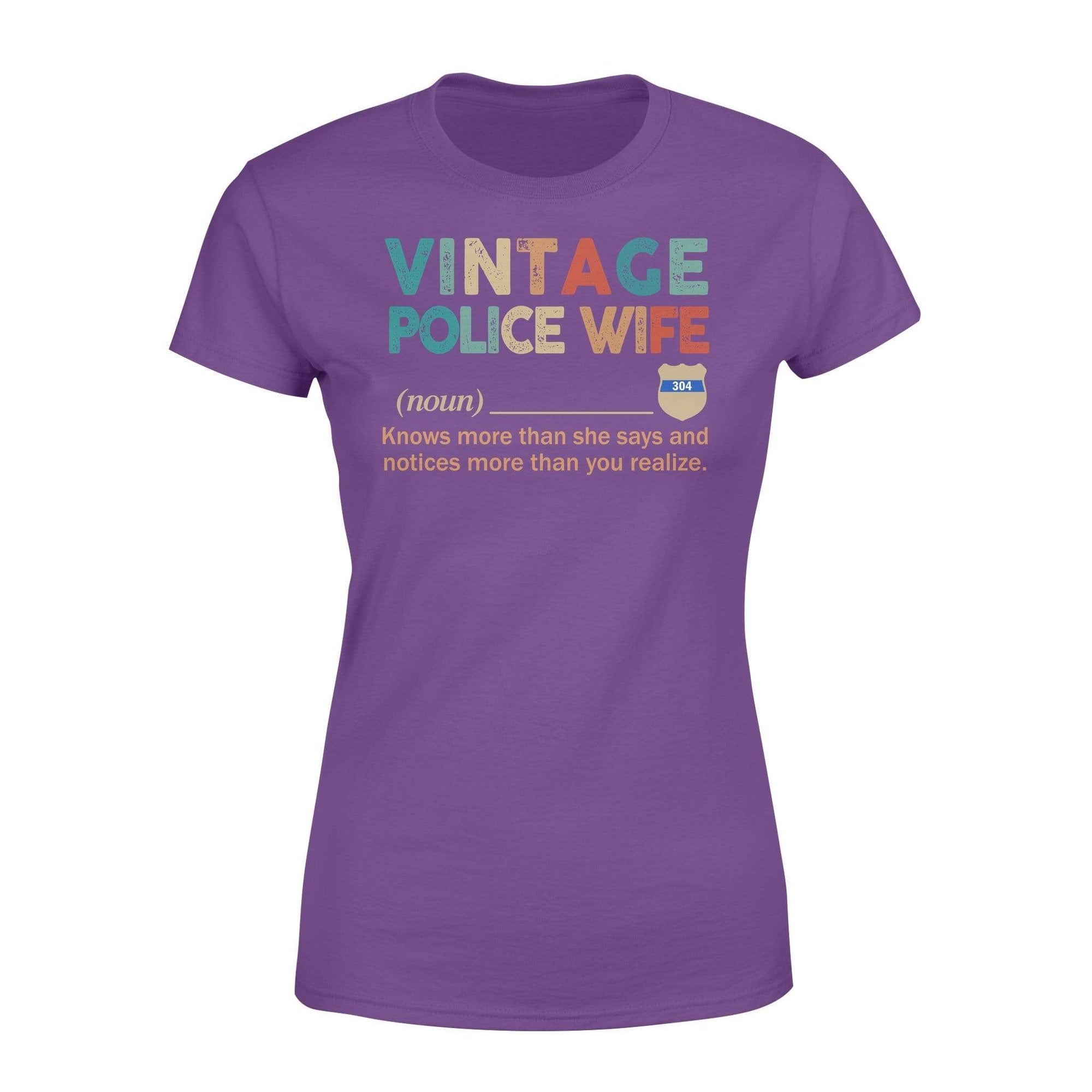 TBL - Vintage Police Wife Shirt - Standard Women’s T-shirt