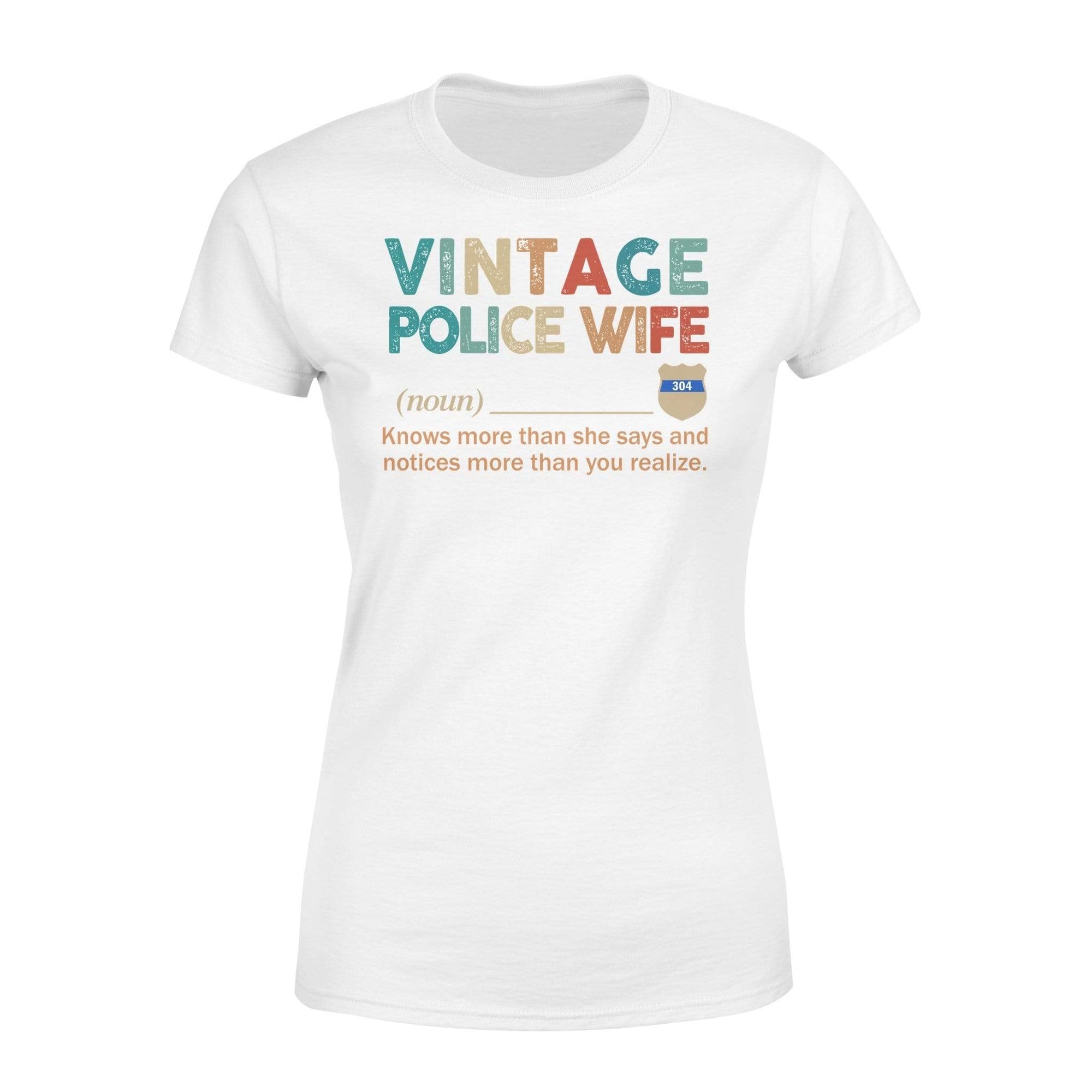 TBL - Vintage Police Wife Shirt - Standard Women’s T-shirt