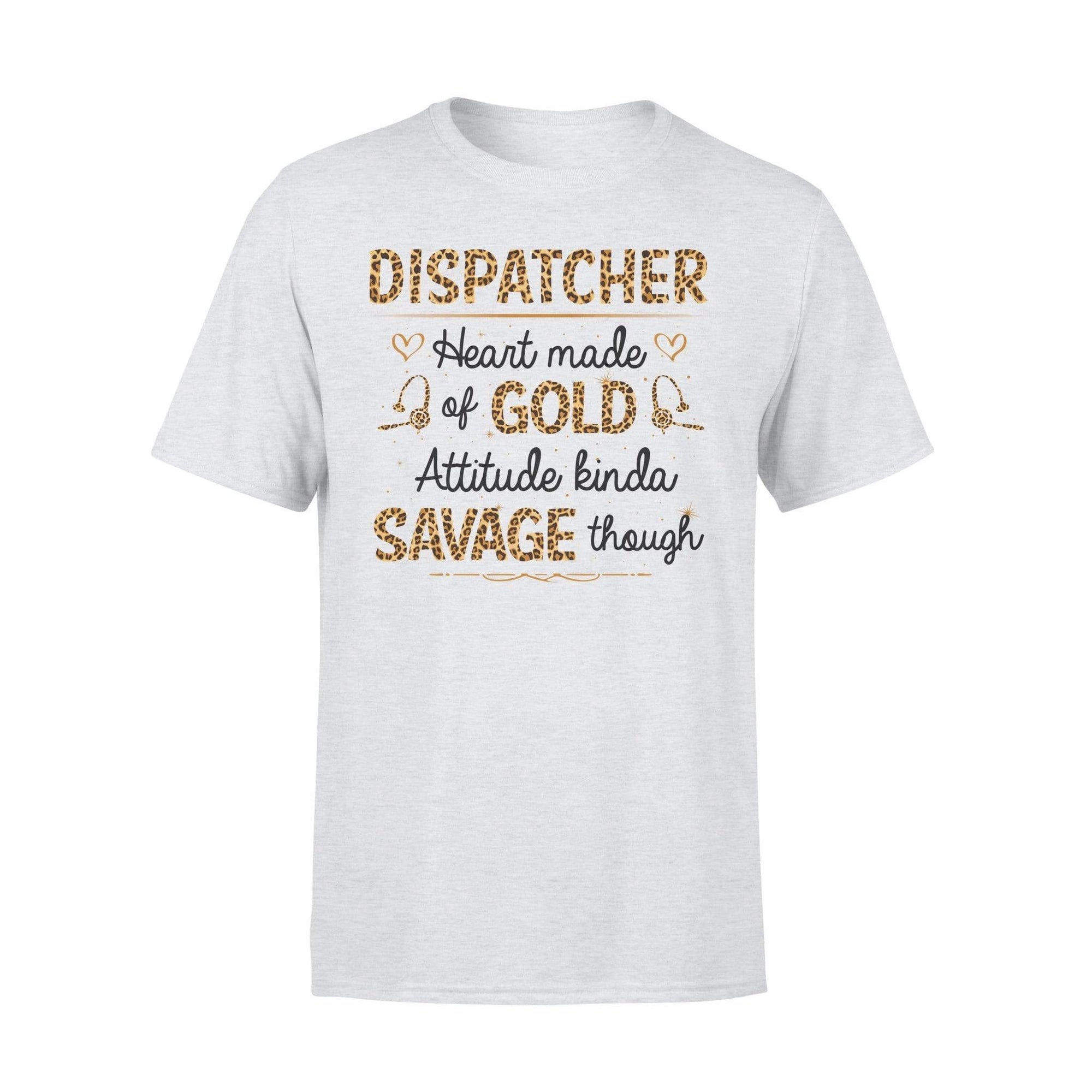 TGL - Dispatcher Heart Gold Attitude Savage Though Leopard Pattern Shirt