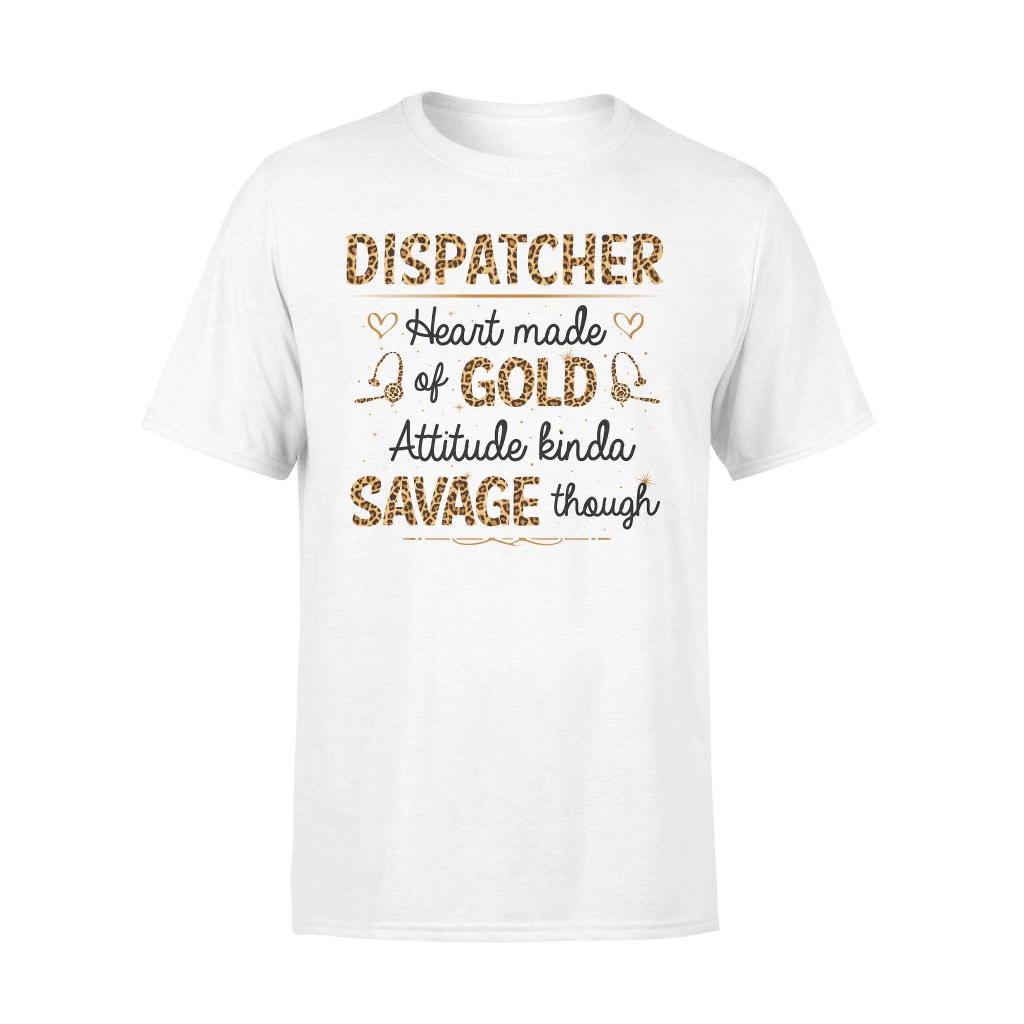TGL - Dispatcher Heart Gold Attitude Savage Though Leopard Pattern Shirt
