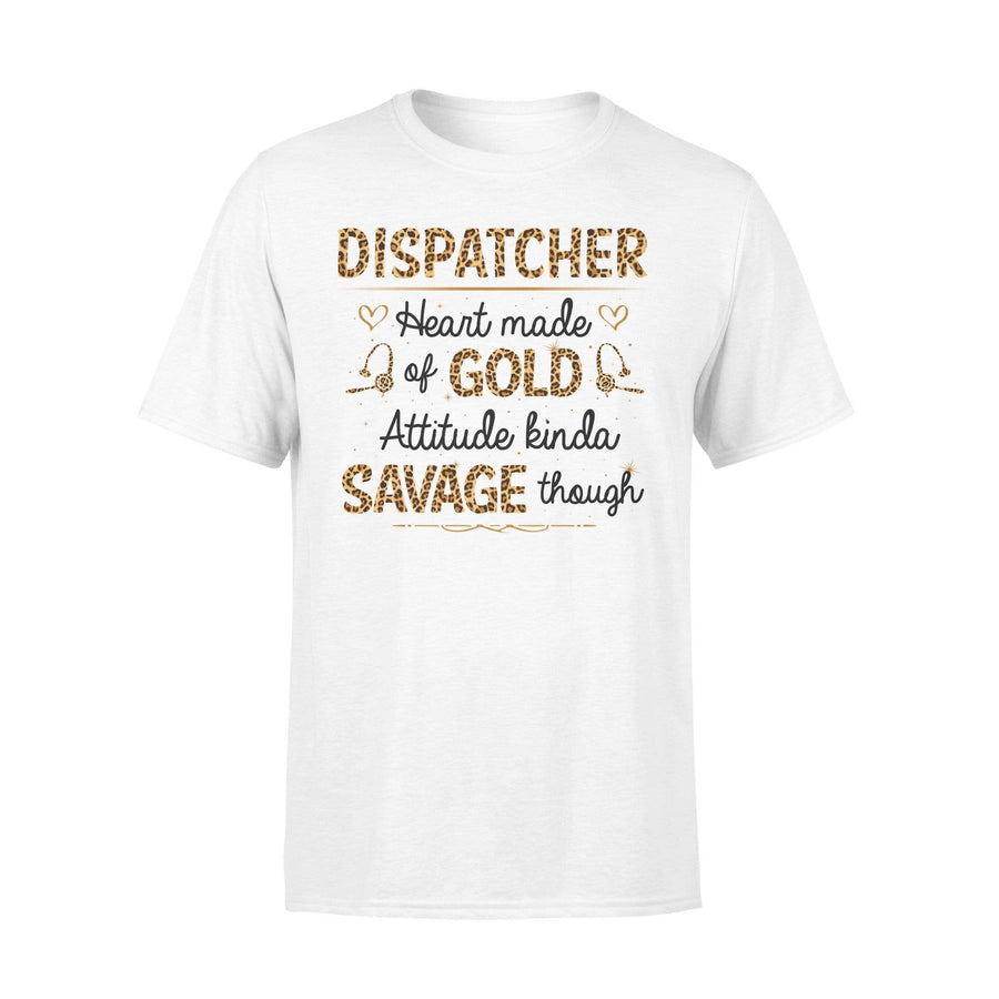 TGL - Dispatcher Heart Gold Attitude Savage Though Leopard Pattern Shirt