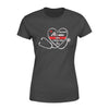 TRL - Because He Is Mine I Walk This Line Personalized Shirt - Standard Women’s T-shirt