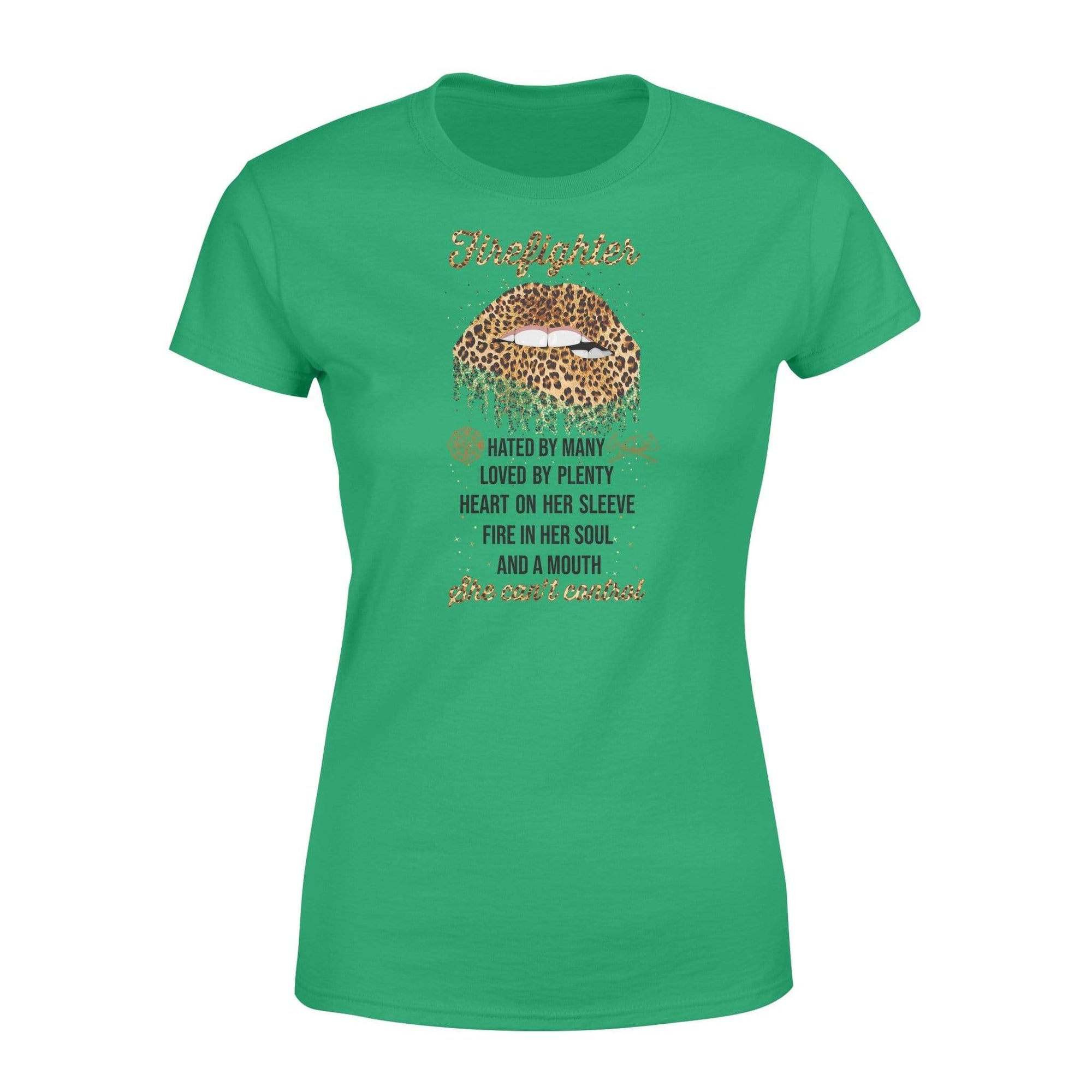 TRL - Firefighter Hated By Many Leopard Pattern Shirt - Standard Women’s T-shirt