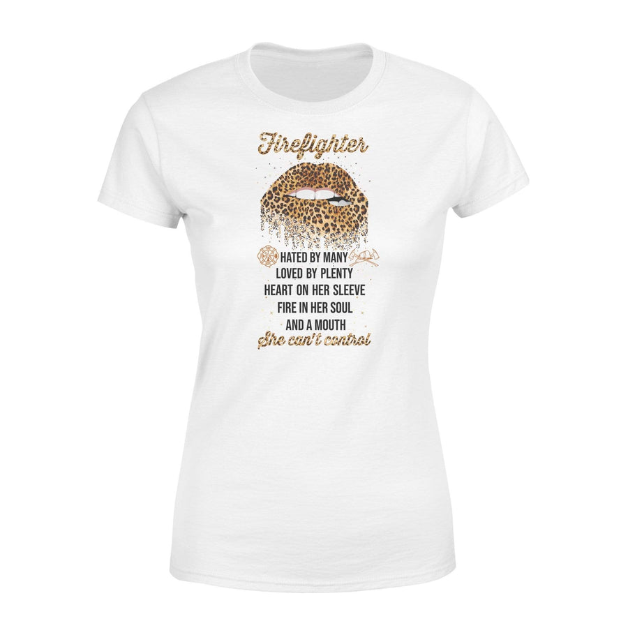 TRL - Firefighter Hated By Many Leopard Pattern Shirt - Standard Women’s T-shirt