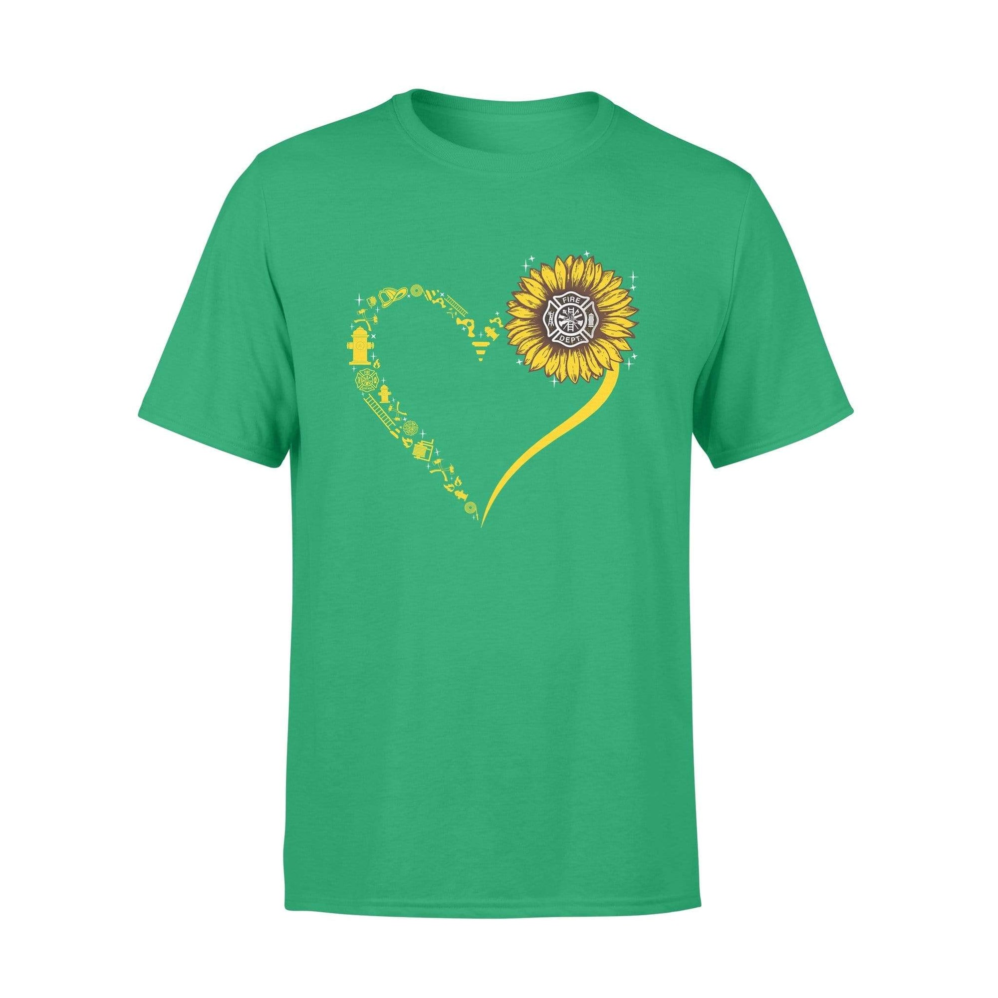 TRL - Firefighter Things Sunflower Heart Shirt