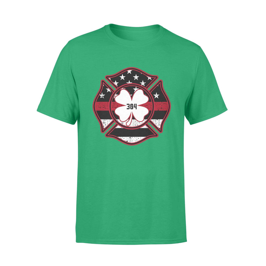 TRL - St Patrick Day Firefighter Logo Flag Personalized Shirt
