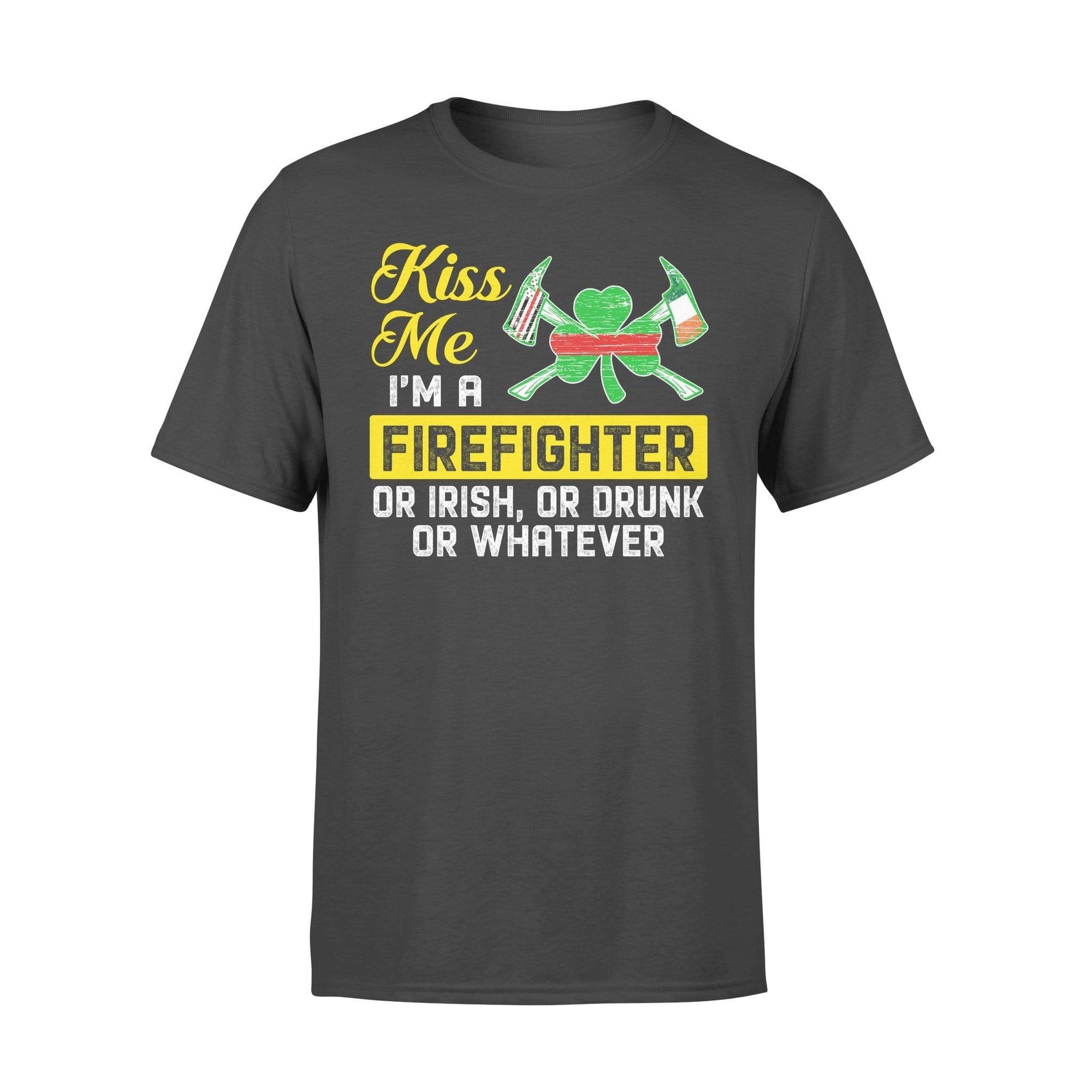 TRL - St Patrick Day Kiss Me I Am A Firefighter Shirt