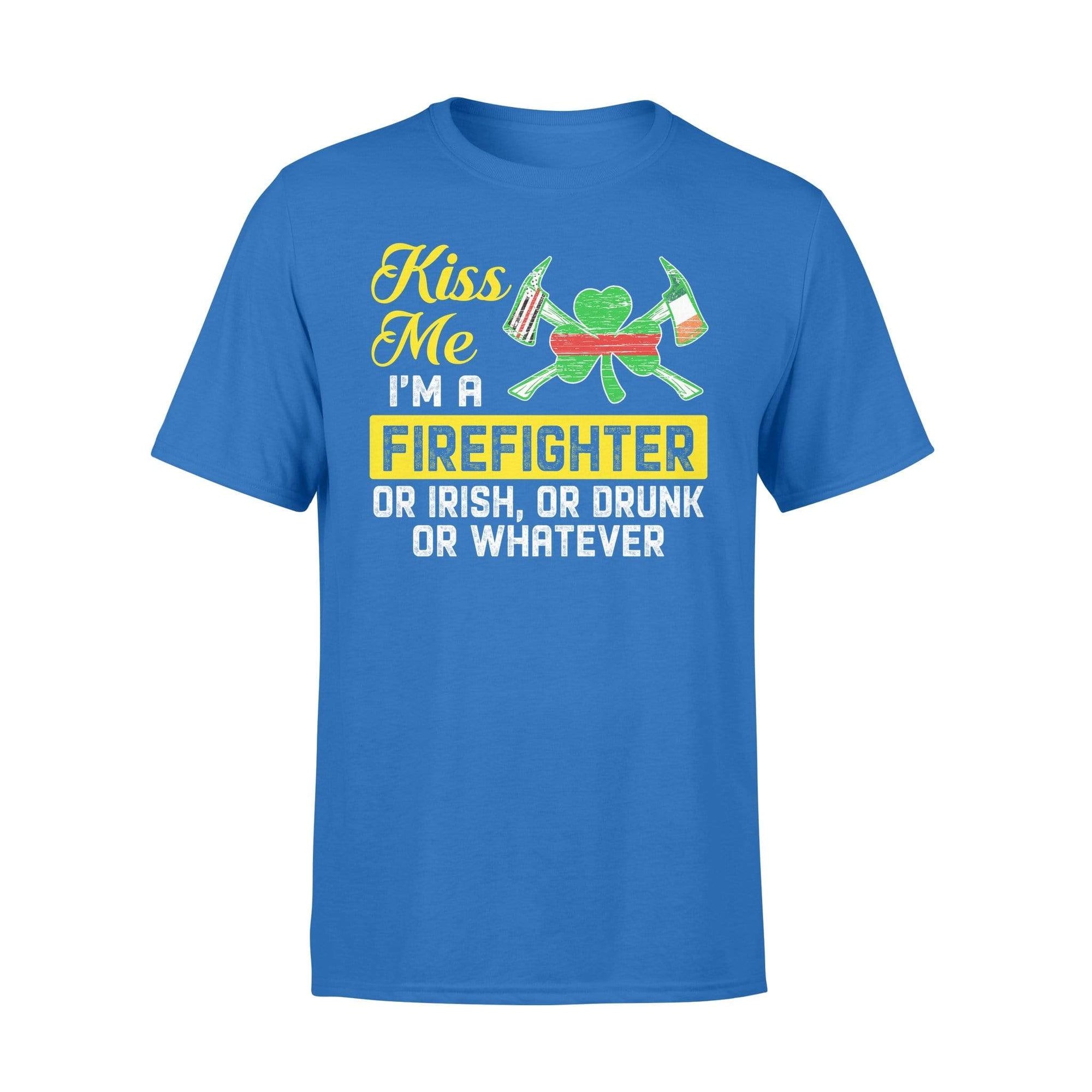 TRL - St Patrick Day Kiss Me I Am A Firefighter Shirt