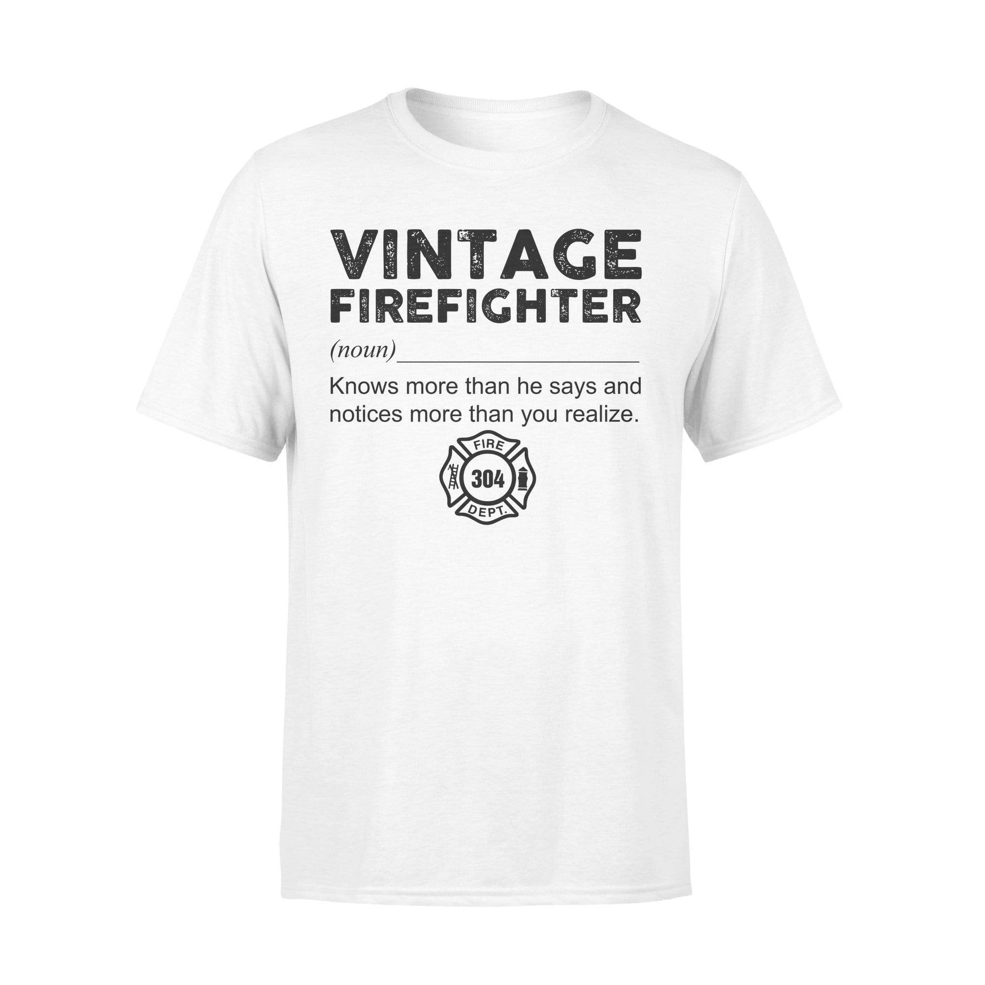 TRL - Vintage Firefighter Personalized Shirt