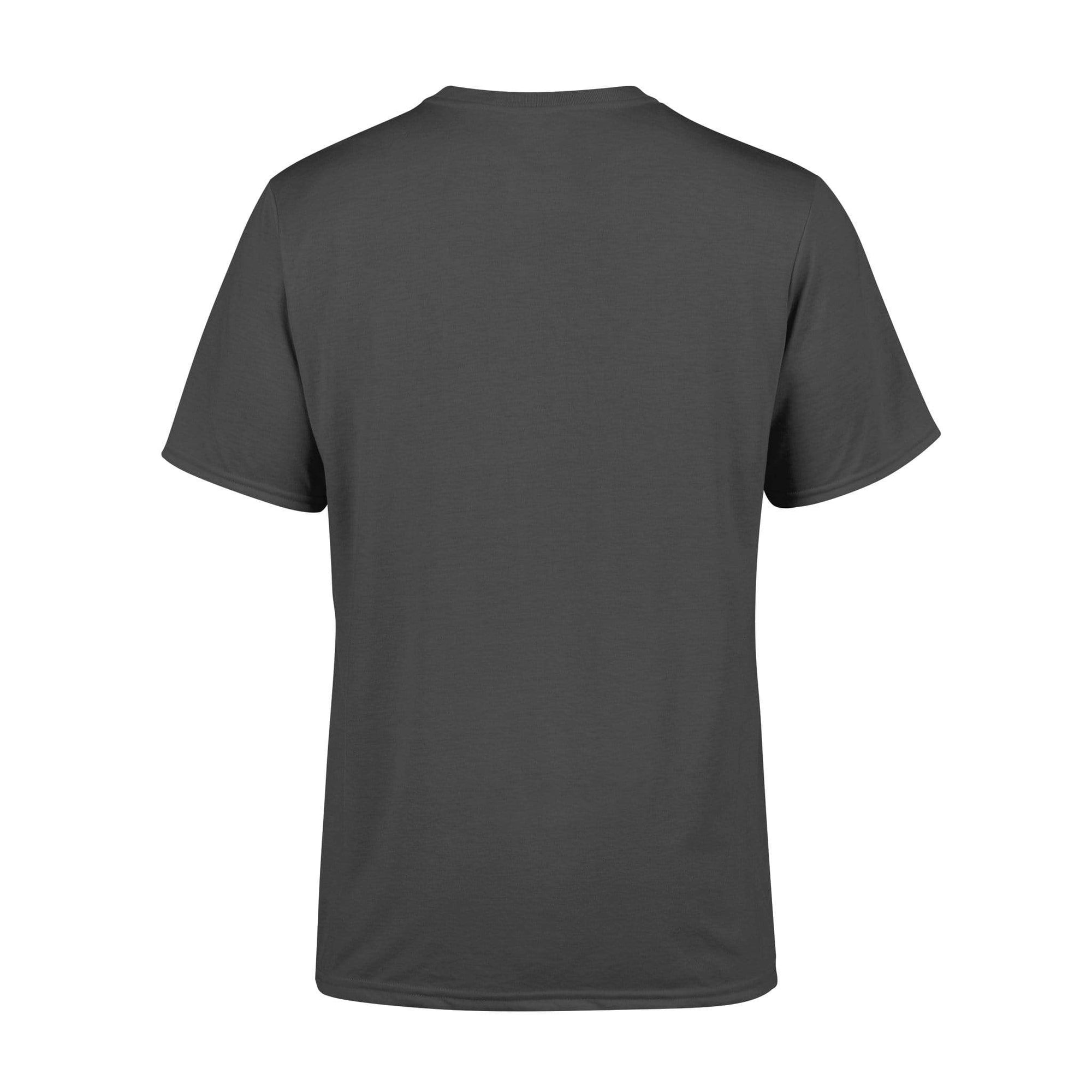 TSL - Because He Is Mine Correctional Officer Color Drop Heart Personalized Shirt