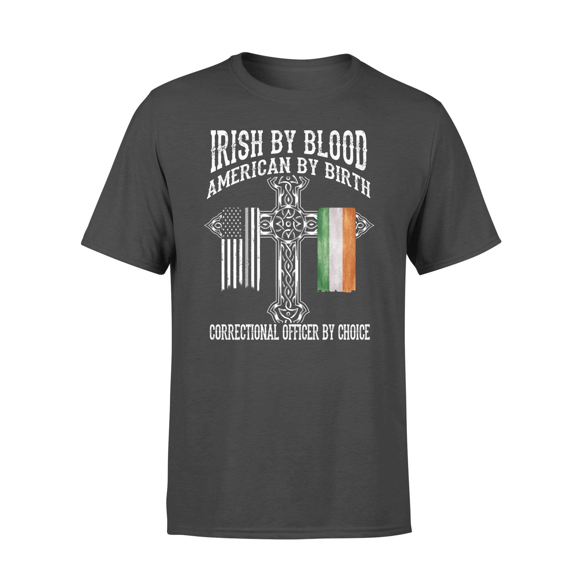 TSL - St Patrick Day Irish By Bood Correctional Officer By Choice Shirt