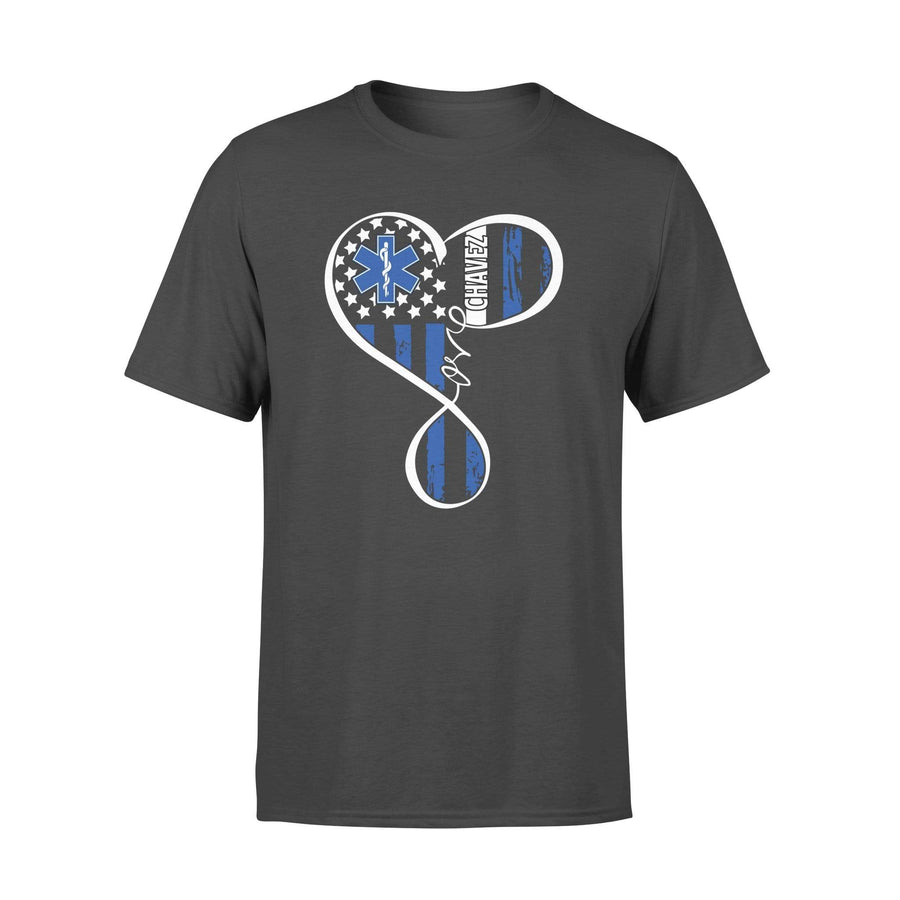 Thin White Line - Flag Infinity Love Thin White Line Personalized T-shirt