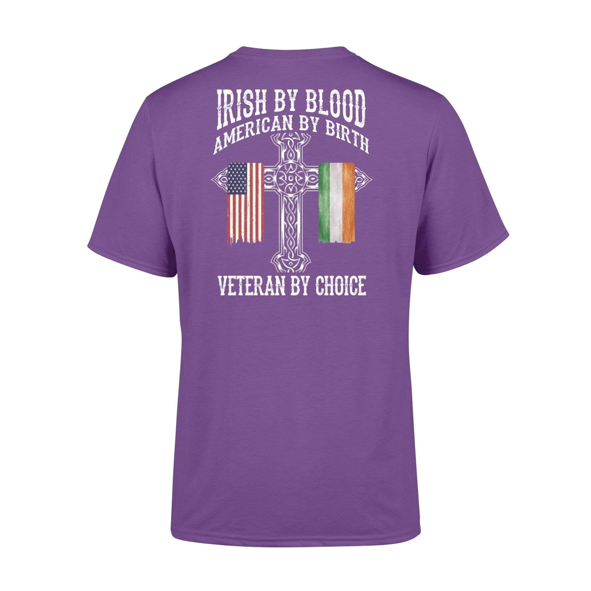 Irish By Blood Veteran By Choice Veteran Shirt