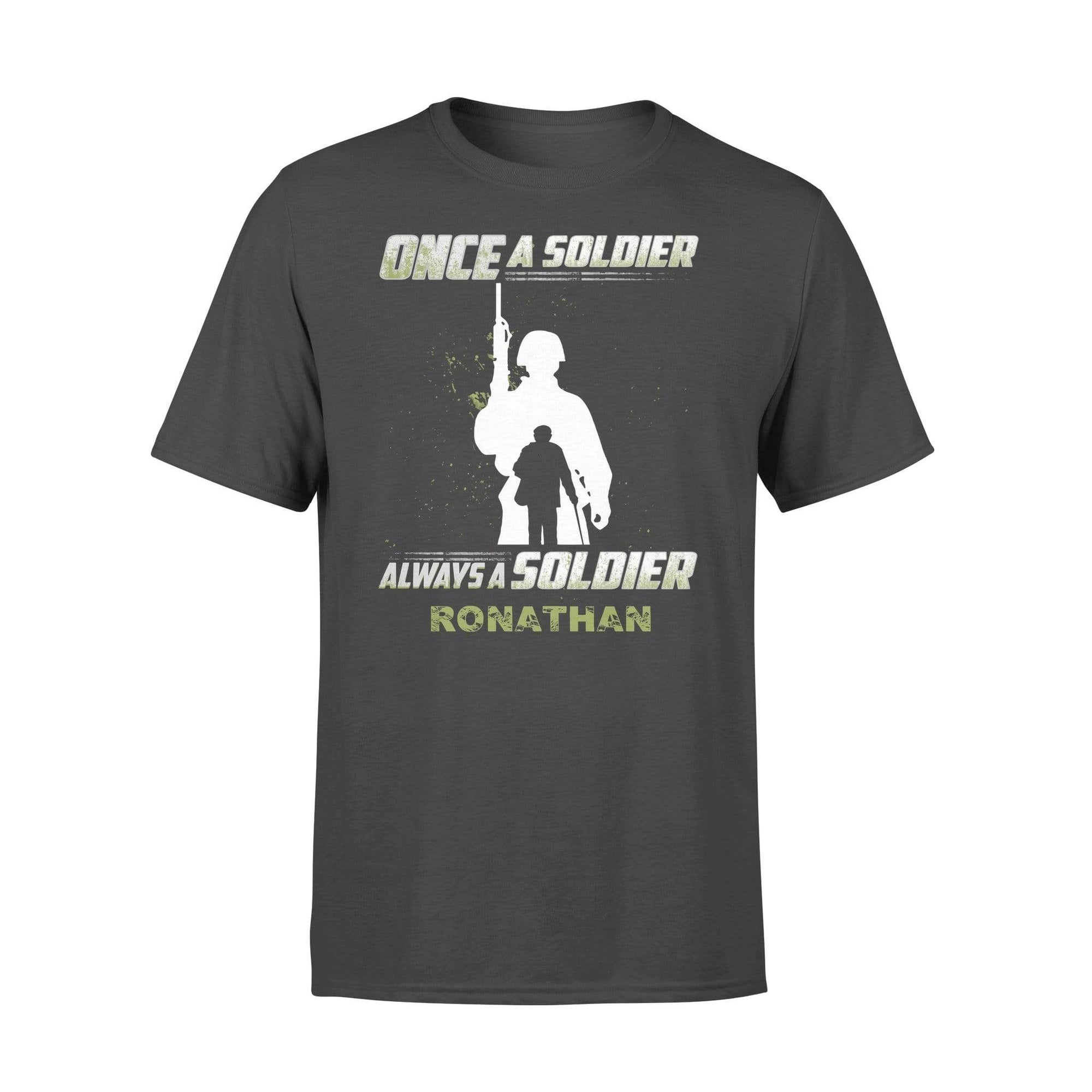 Once A Soldier Always A Soldier Personalized Veteran Shirt