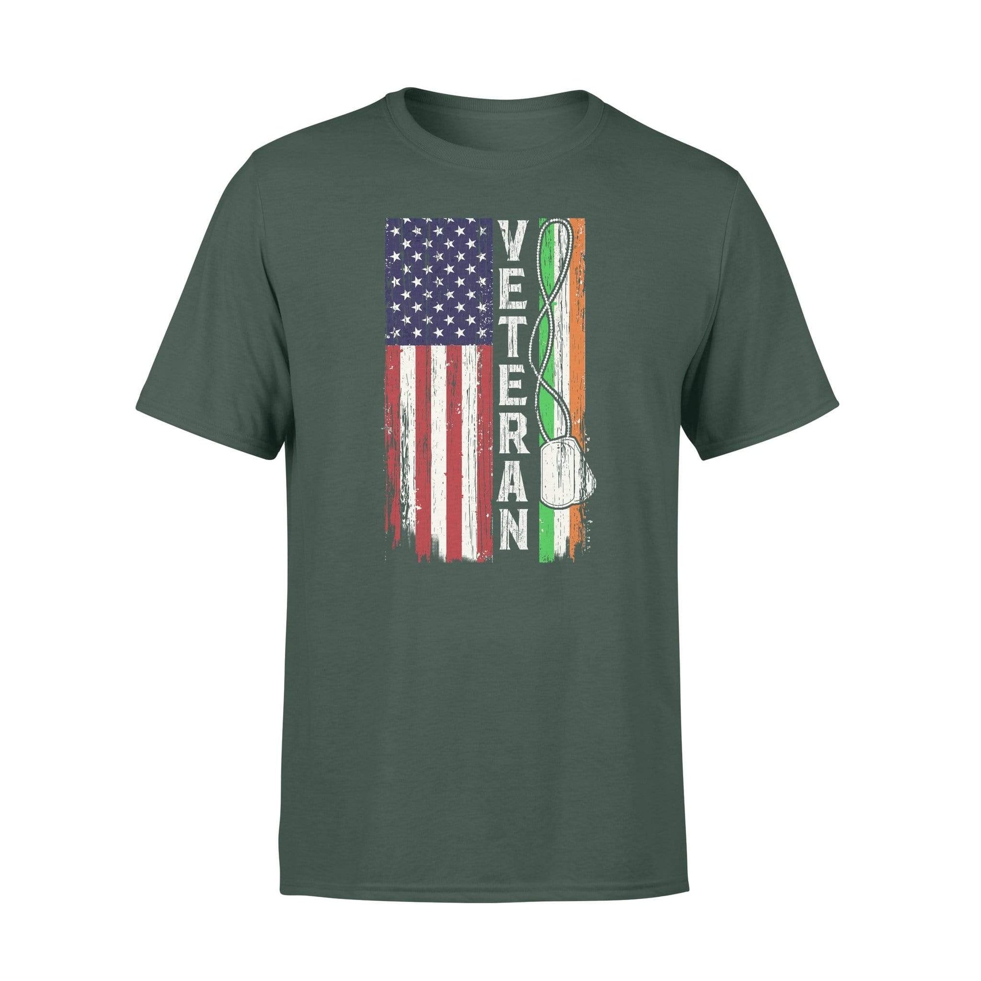 St Patrick Day Nation Flag And Irish Flag Shirt Veteran Shirt