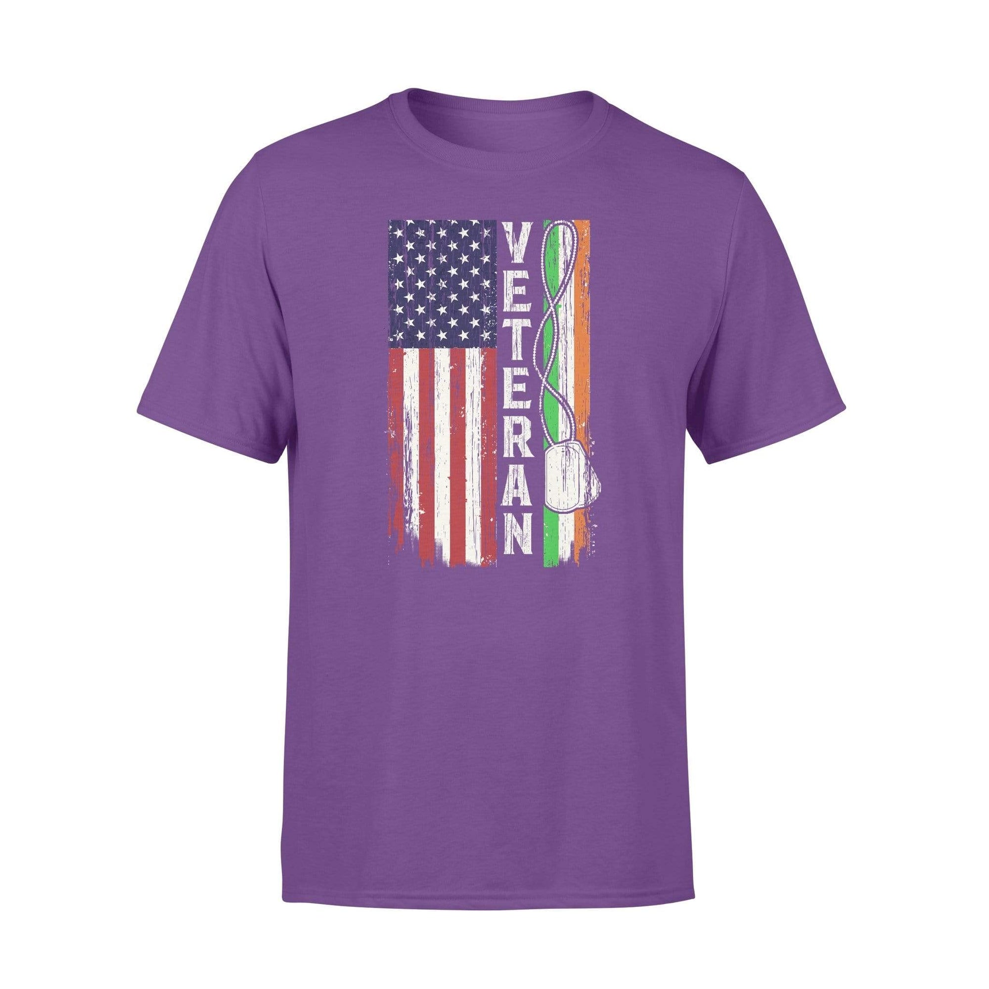 St Patrick Day Nation Flag And Irish Flag Shirt Veteran Shirt